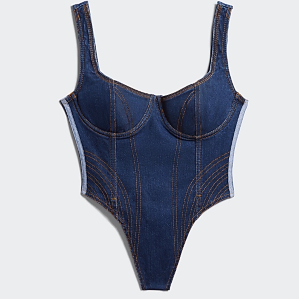 Ivy Park Denim Bodysuit